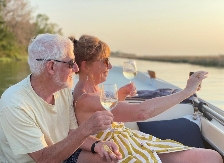 Picture 11 for Activity Venice: Private Sunset Lagoon Boat Ride with Aperitif
