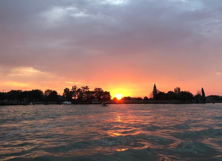 Picture 6 for Activity Venice: Private Sunset Lagoon Boat Ride with Aperitif