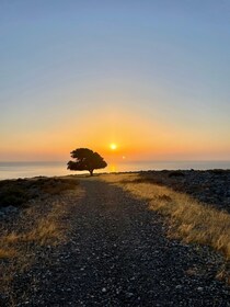 Rhodes: Pefkos-Navarone Bay, "auringonnousun taika".