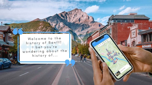 Los lugares de interés de Banff: un recorrido a pie con audio para teléfono...