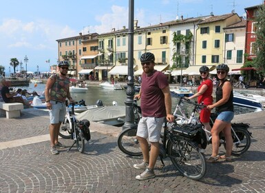 From Verona: Lake Garda E-Bike tour with lunch SELF GUIDED