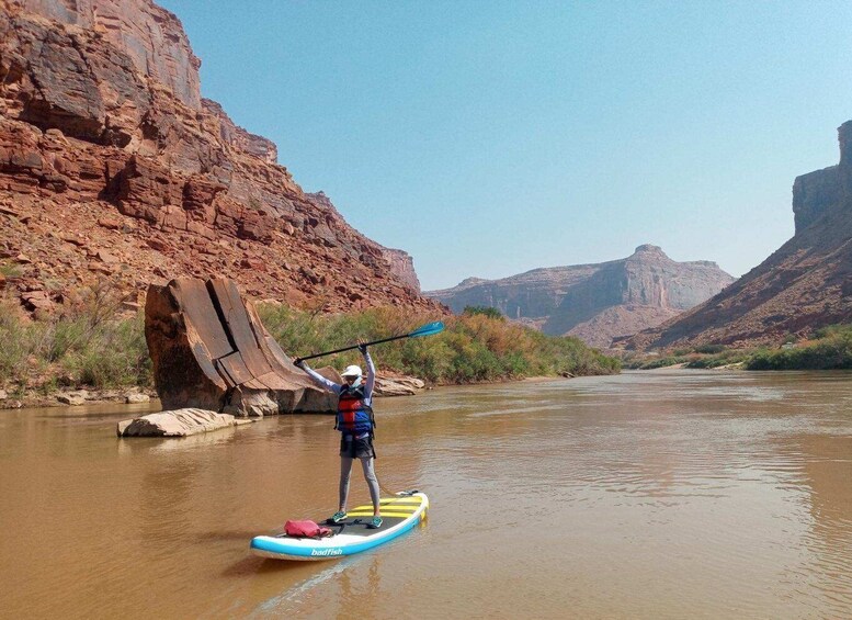 Picture 1 for Activity Stand-Up Paddleboard with small rapids on the Colorado.