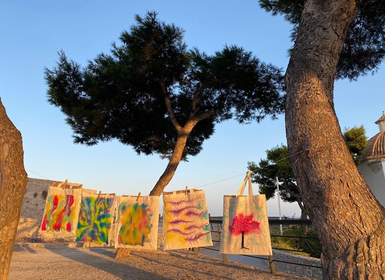 Ibiza: Walking Tour of Dalt Vila with Art Workshop