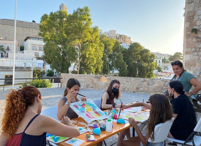 Picture 1 for Activity Ibiza: Walking Tour of Dalt Vila with Art Workshop