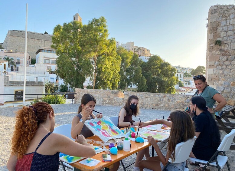 Picture 1 for Activity Ibiza: Walking Tour of Dalt Vila with Art Workshop