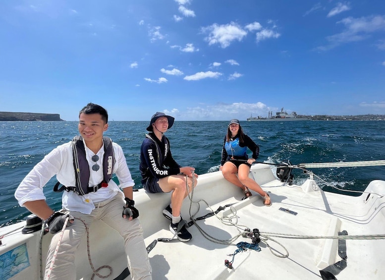 Picture 3 for Activity From Manly: Sydney Harbour Hands-On Taster Yacht Cruise