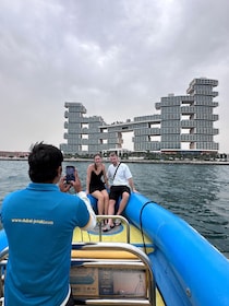 Dubai: Dubai: Opastettu pikaveneen kiertoajelu.