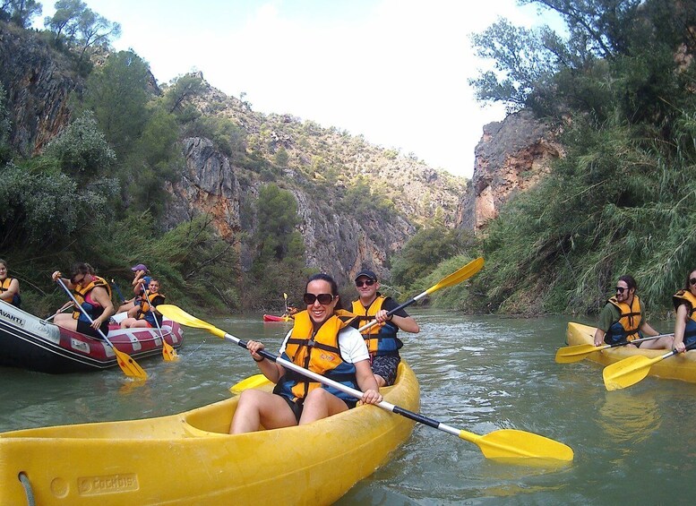 Picture 1 for Activity Calasparra: Almadenes Rafting Day Trip & Visit Two Caves