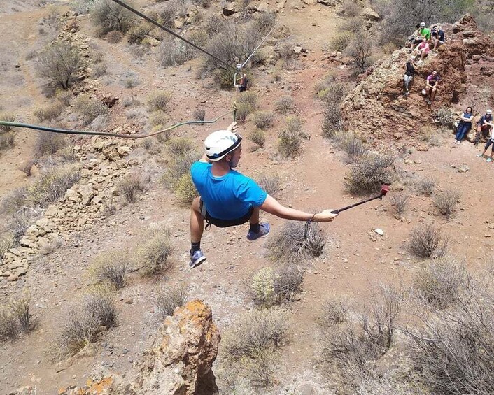 Gran Canaria: Zipline and Mountaineering Tour