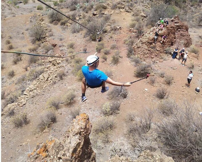 Gran Canaria: Zipline and Mountaineering Tour