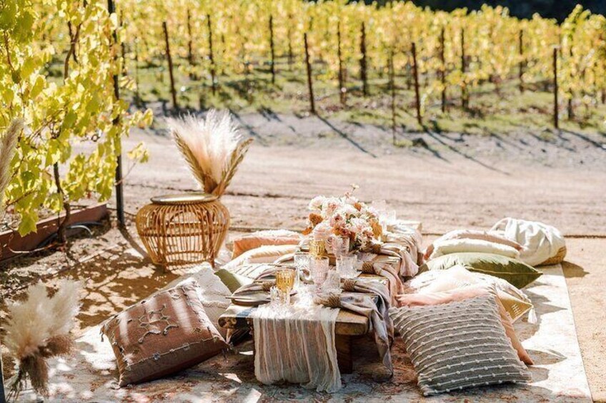 Private Pop-up Picnic with Wine Class in Ojai
