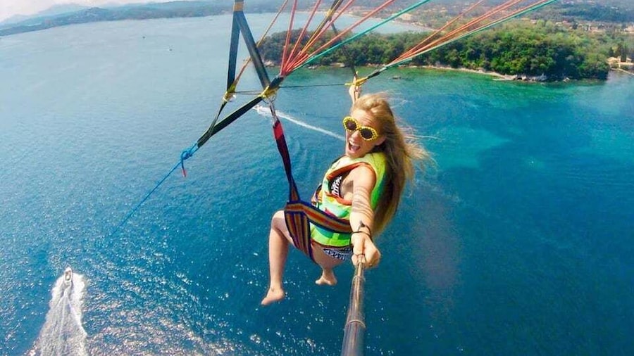 Corfu: Parasailing Adventure Near Corfu Town