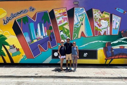 Enjoy Wynwood Street Art district driving your private Golf Cart
