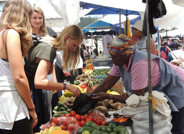 From Quito: Otavalo Indian Market and Rose Farm Shared Tour