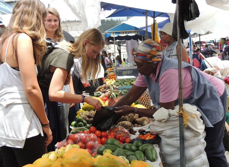 From Quito: Otavalo Indian Market and Rose Farm Shared Tour