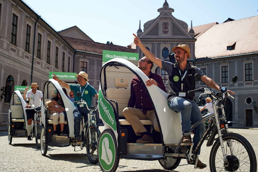 Picture 1 for Activity Munich: Old Town and English Garden Rickshaw Tour