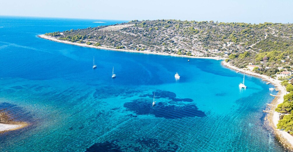 Trogir: White Lagoon, Maslinica & Blue Lagoon Speedboat Tour