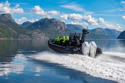From Stavanger: RIB Tour to Lysefjord