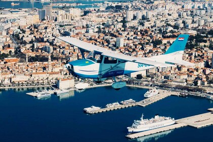 Desde Sinj: vuelo panorámico sobre Split