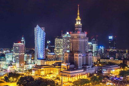 Warszawa: Omvisning i kultur- og vitenskapspalasset med terrasse