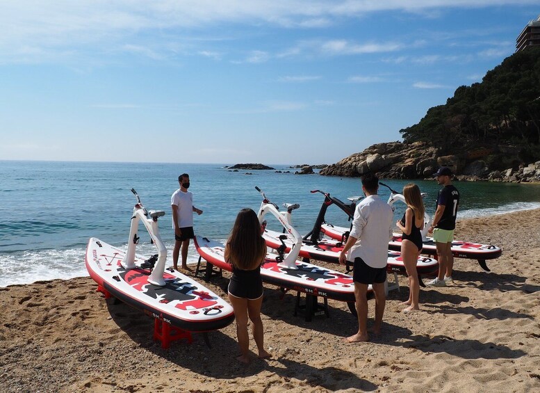 Picture 2 for Activity Girona: 2-Hour Costa Brava Water Bike Guided Tour