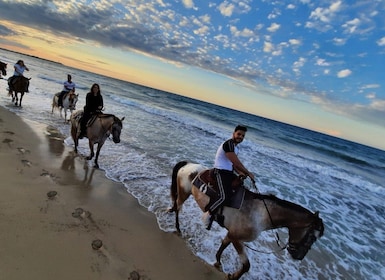 Pouilles : randonnée à cheval dans le parc des dunes Costiere