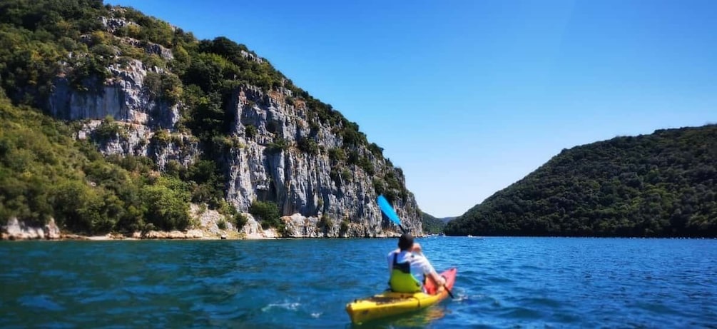 Picture 7 for Activity From Poreč: Lim Bay Sea Kayaking Day Trip