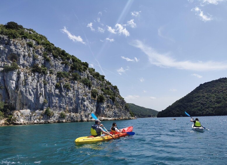 Picture 8 for Activity From Poreč: Lim Bay Sea Kayaking Day Trip