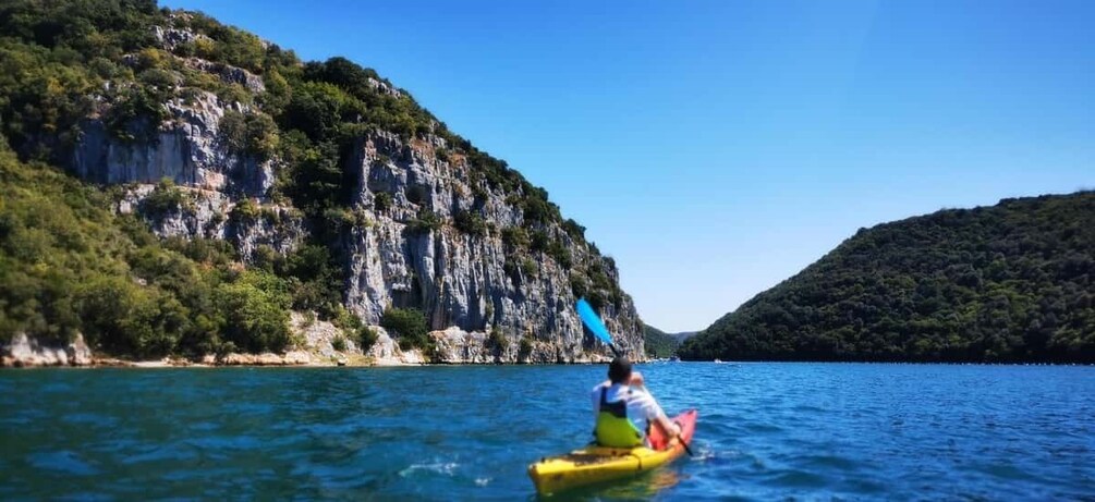 Picture 7 for Activity From Poreč: Lim Bay Sea Kayaking Day Trip