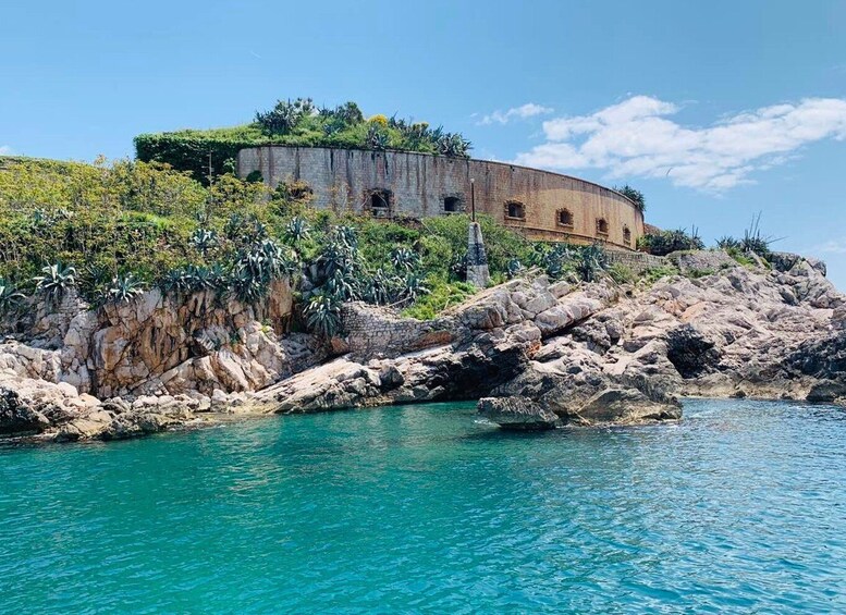 Picture 3 for Activity Kotor: Boat Cruise with Blue Cave Swim and Submarine Base