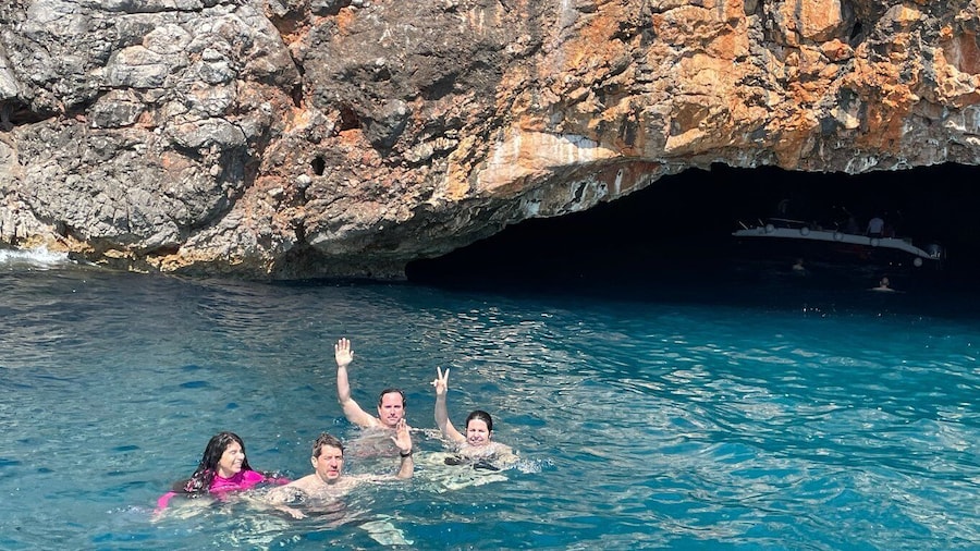Kotor: Boat Cruise with Blue Cave Swim and Submarine Base