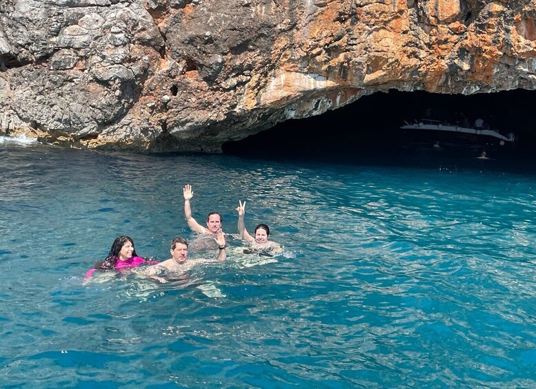 Kotor: Boat Cruise with Blue Cave Swim and Submarine Base