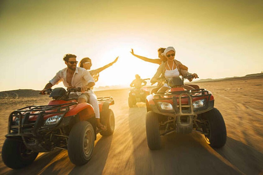 Picture 1 for Activity Hurghada: Sunset ATV Quad Tour with Dinner and Show