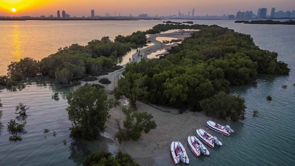 Picture 5 for Activity Abu Dhabi: Yas Island Self-Driving Guided Speedboat Tour