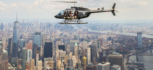 從新澤西出發：紐約市直升機之旅，可選擇關門