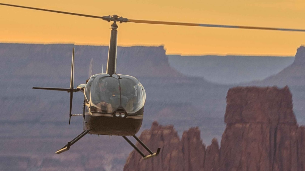 Picture 9 for Activity Moab: Canyon Country Sunset Helicopter Tour