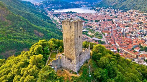 Como: Private Eröffnung einer mittelalterlichen Burg über dem Comer See