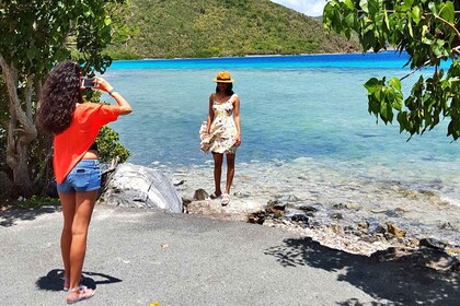 St. John: Private Island Adventure Tour & Trunk Bay Beach