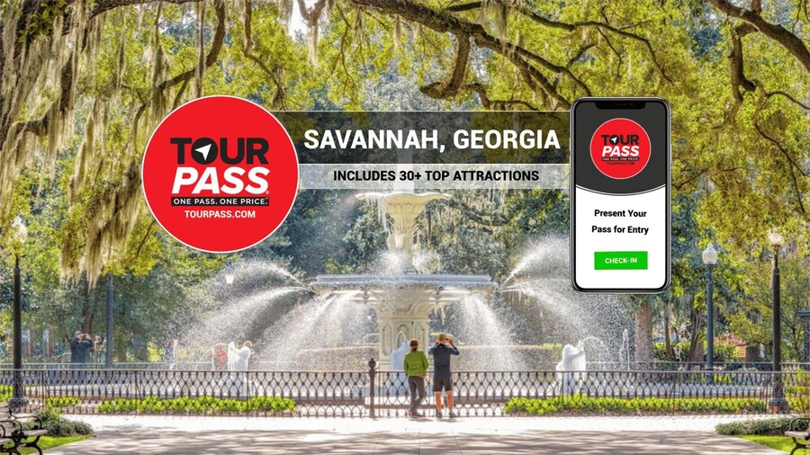Savannah: Full Admission Tour Pass for 30+ Tours