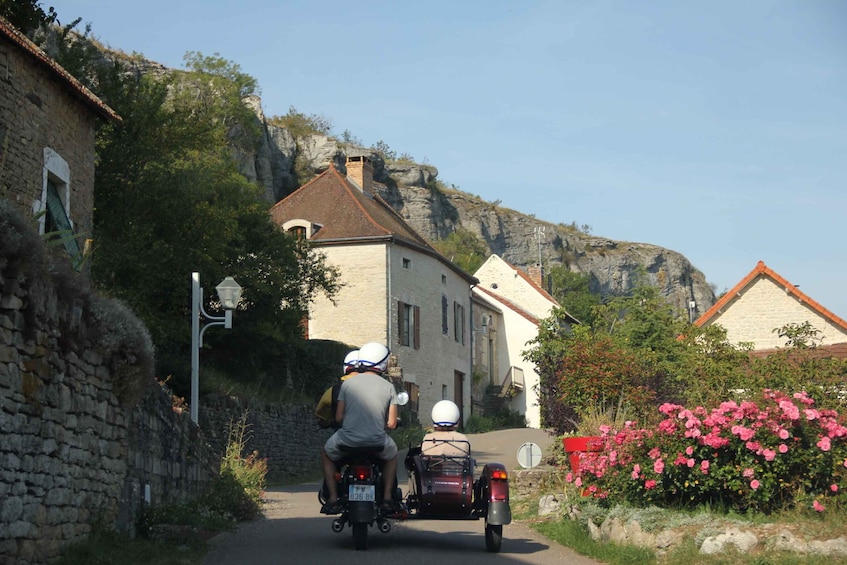 Picture 3 for Activity From Meursault: Private Sidecar Tour & Vineyard Wine Tasting