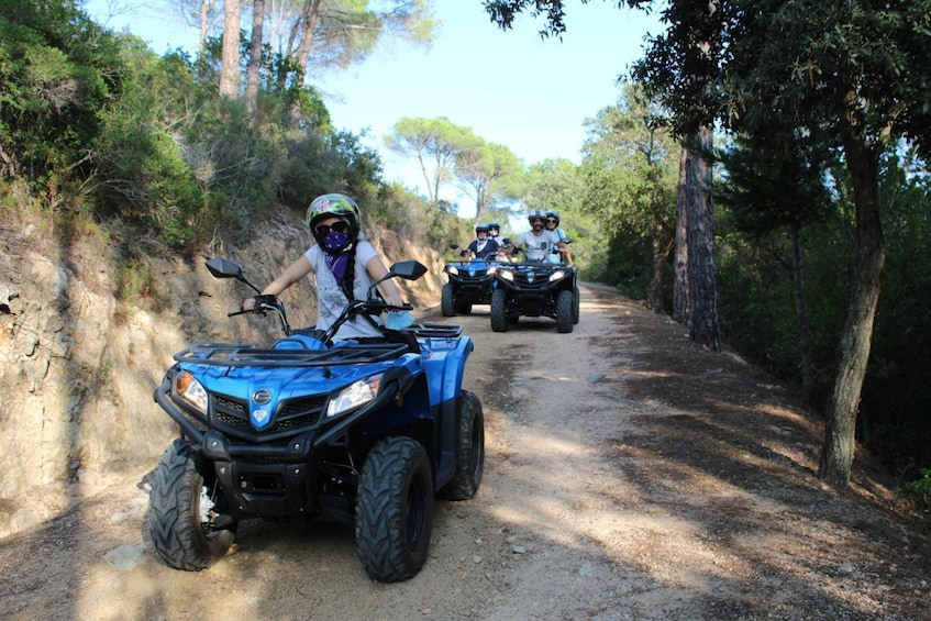 Cagliari: ATV Experience Swimming at Waterfalls from Chia