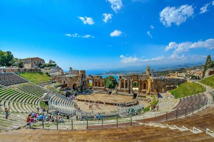 Desde Catania: Etna, Taormina, Isola Bella Excursión con audioguía