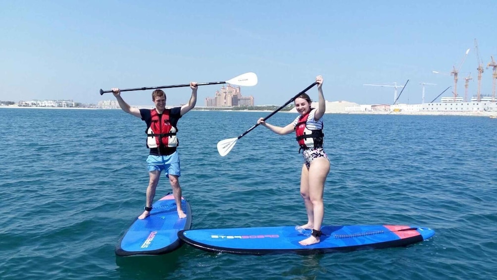 Picture 8 for Activity Dubai: Palm Jumeirah Paddle Boarding Tour