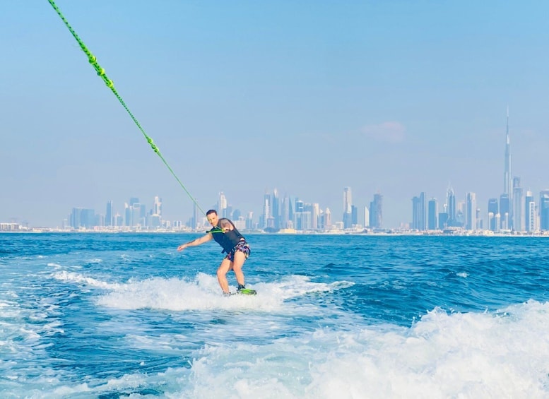 Picture 3 for Activity Dubai: Private Speedboat and Wakeboard Experience