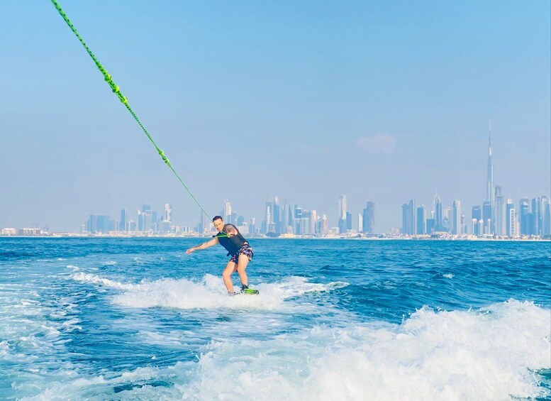 Picture 3 for Activity Dubai: Private Speedboat & Wakeboard with Ice Cream Treat!