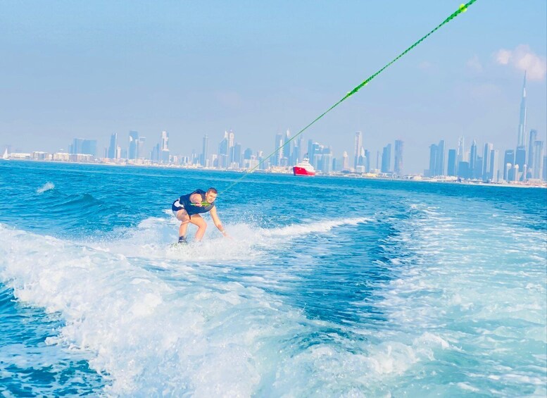 Picture 7 for Activity Dubai: Private Speedboat & Wakeboard with Ice Cream Treat!