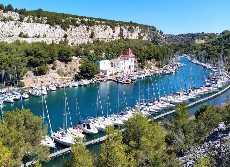 Picture 3 for Activity Cassis: Calanques National Park Standup Paddleboarding Tour