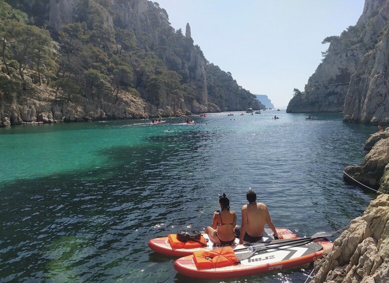 Picture 5 for Activity Cassis: Calanques National Park Standup Paddleboarding Tour