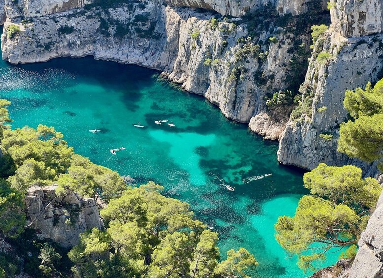 Picture 7 for Activity Cassis: Calanques National Park Standup Paddleboarding Tour