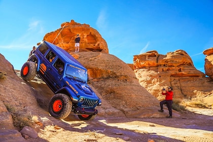 Moab: recorrido privado en jeep por el sendero Hell's Revenge Trail fuera d...